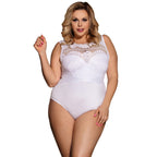 Women's Plus Size Lingerie Bodysuit Women's Lingerie Unbranded White M