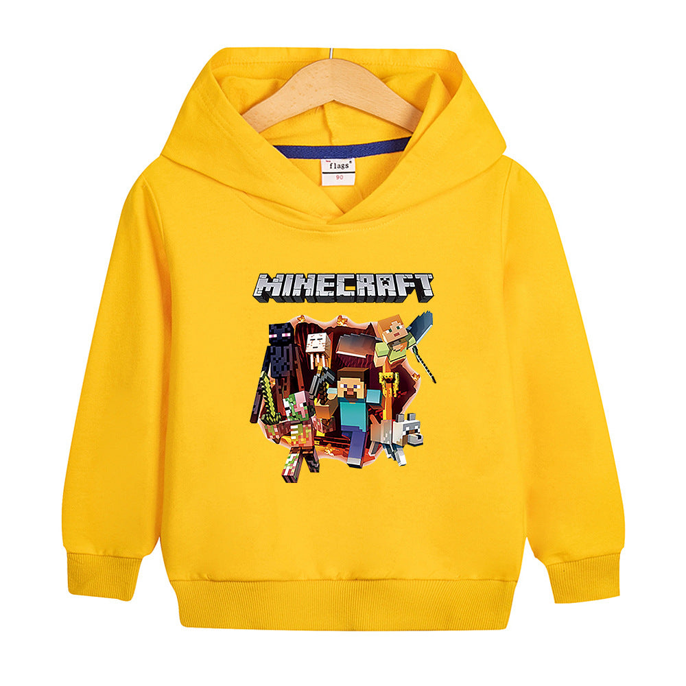 Boys Hooded Sweatshirts - Pure Cotton Casual Tops