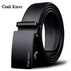 Men's Automatic Buckle Kangaroo Leather Belt