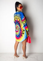 Women's Floral Long Shirt
