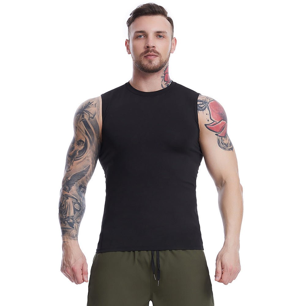 Men's Sleeveless Workout Tank Top - Breathable Quick-Dry Men's Tank Top Unbranded