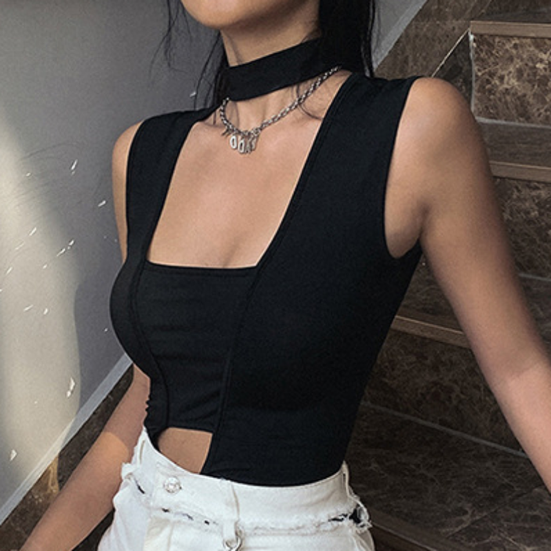 Women's Y2K O Neck T Shirt Jumpsuit for Women Summer Fashion