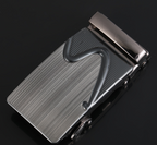 Men's Fashionable Automatic Buckle Leather Belt