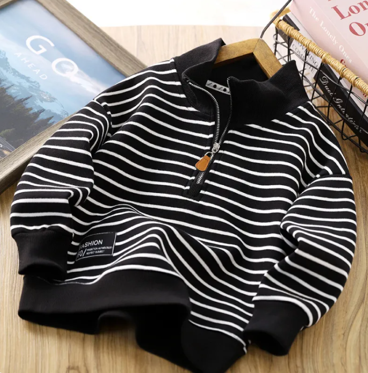 Children Casual Polo Collar Tops