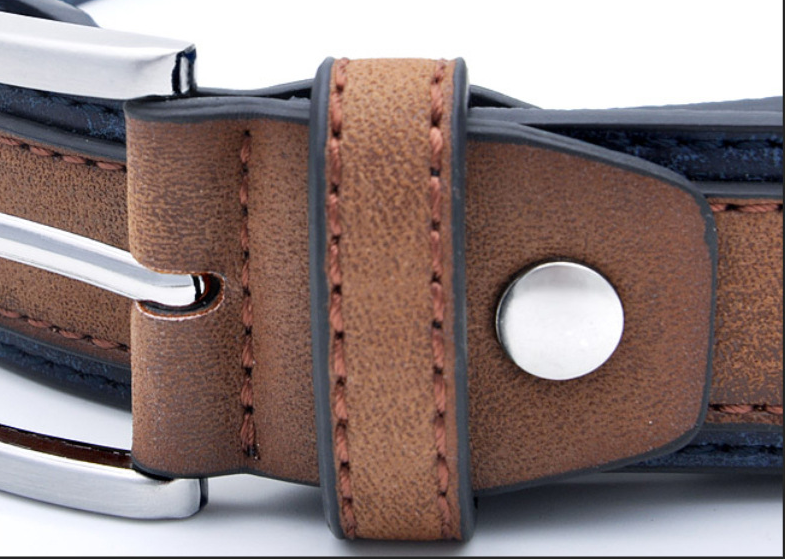 Men's Retro Leather Belt For Fashion Casual Waist Belt Men's Belt Unbranded