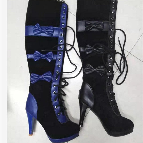 European American Cosplay Women's High-Heeled Boots