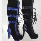 European American Cosplay Women's High-Heeled Boots