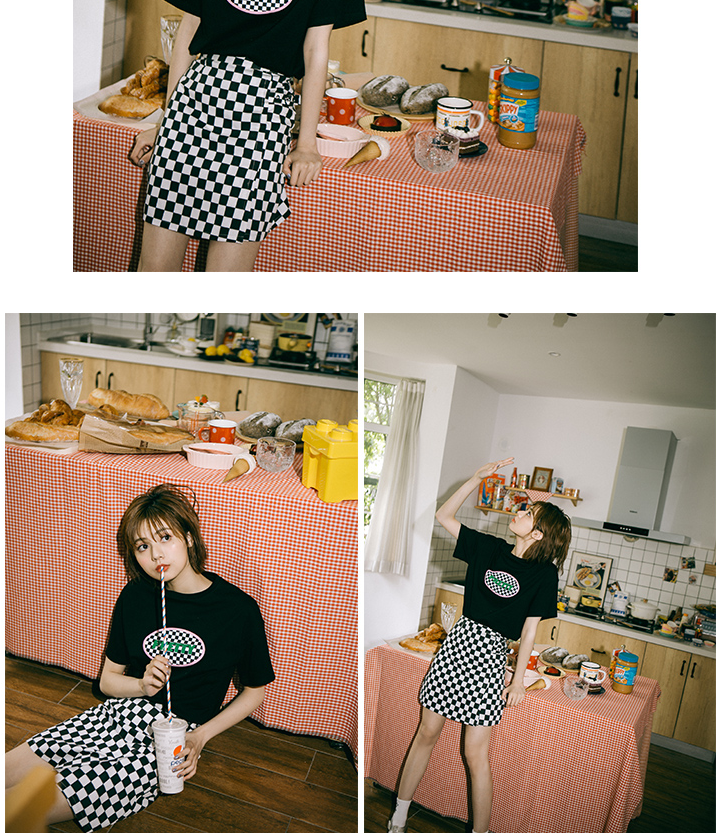 Women's Plaid A Line Skirt