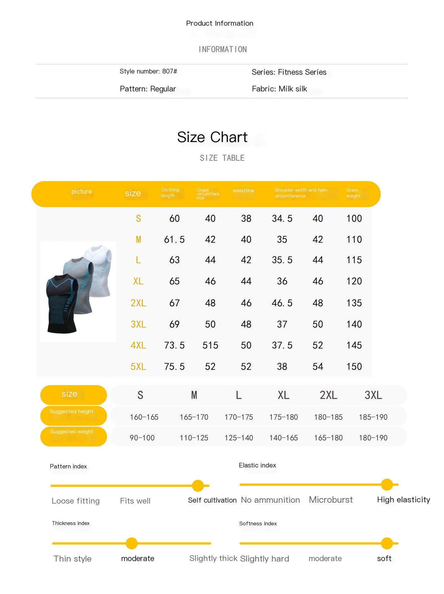 Men's Athletic Sleeveless Compression Tank Top for Sports Secondary image