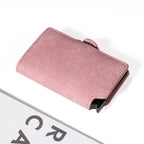 Automatic Pop-Up Aluminum Anti-Theft Card Holder