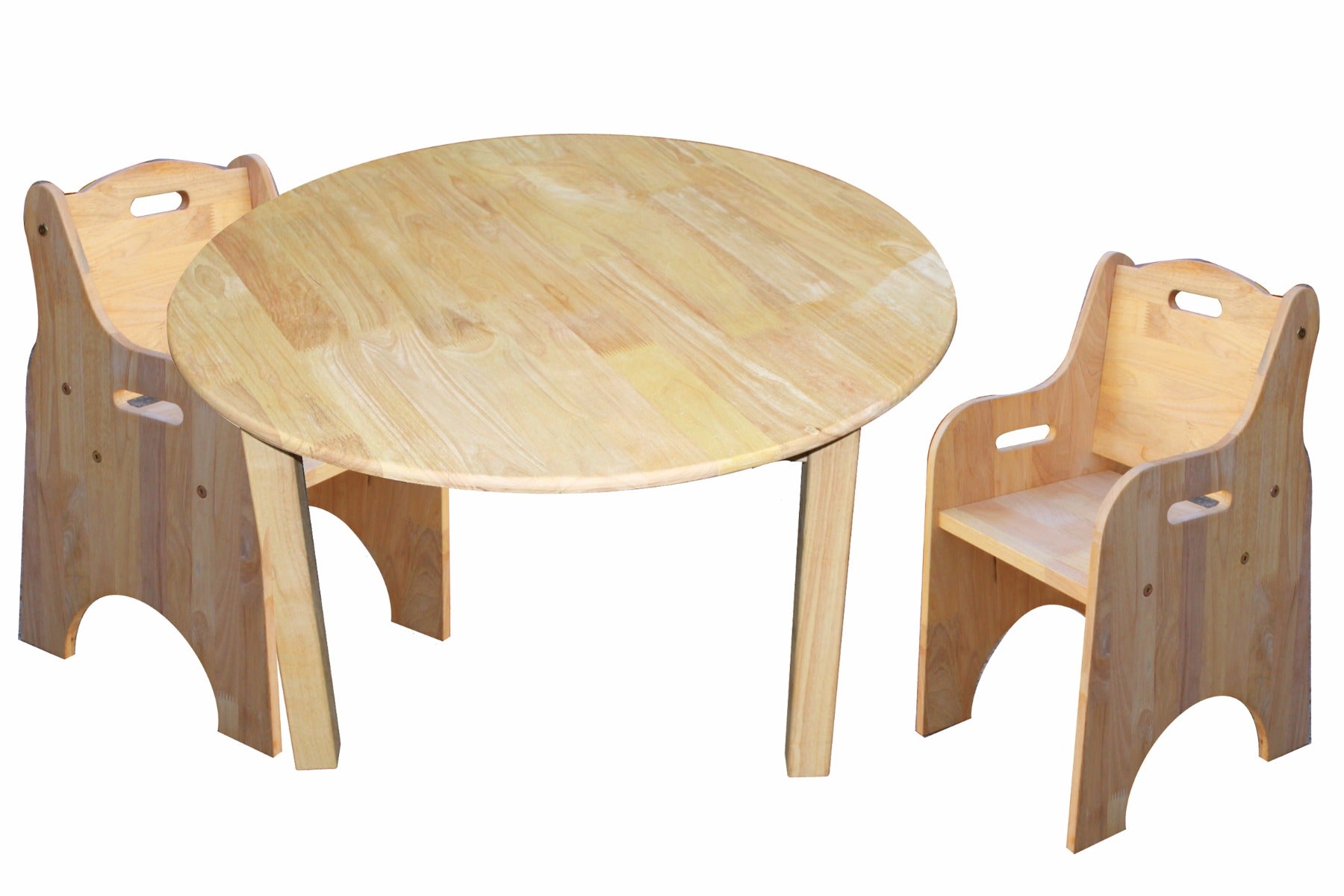 Medium round table and 2 toddler chairs Main image