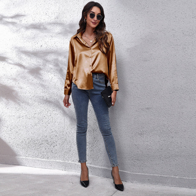 Women's Satin Shirt