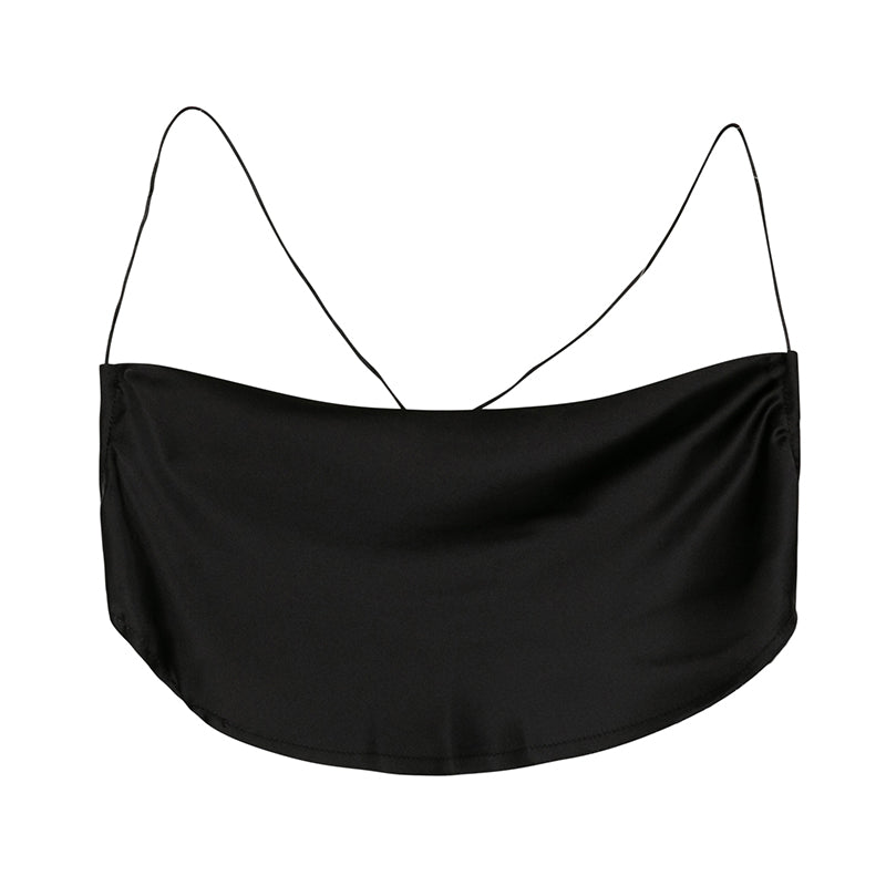 Women's Strap Top Sexy Blouse Backless Lingerie Women's Lingerie Unbranded Black M