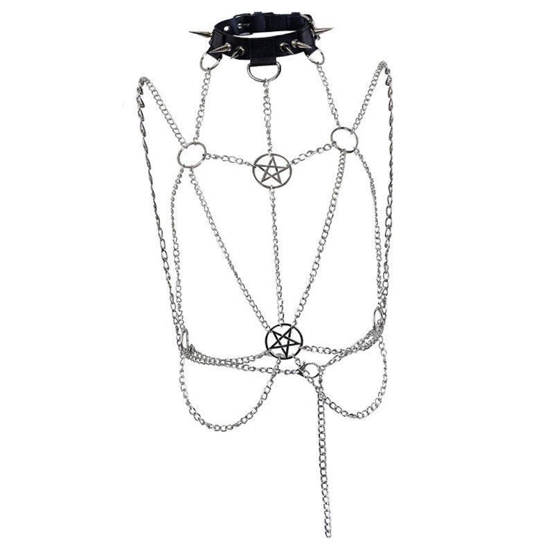 Five-Star Chain Pendant Role Play Decoration 92383