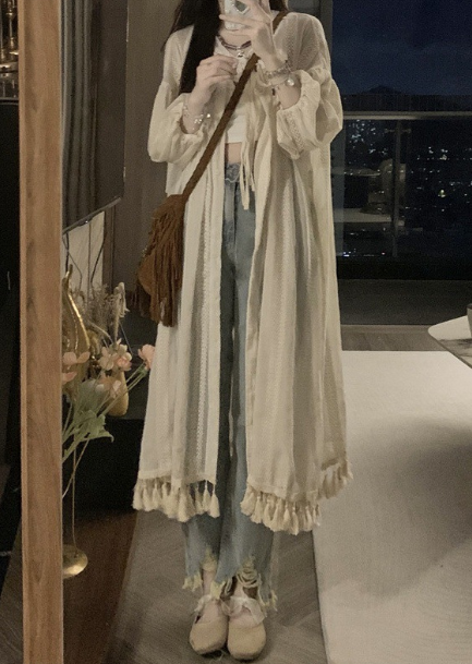 Women's Fringe Long Shirt