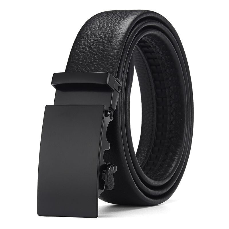 Men's Automatic Buckle Kangaroo Leather Belt