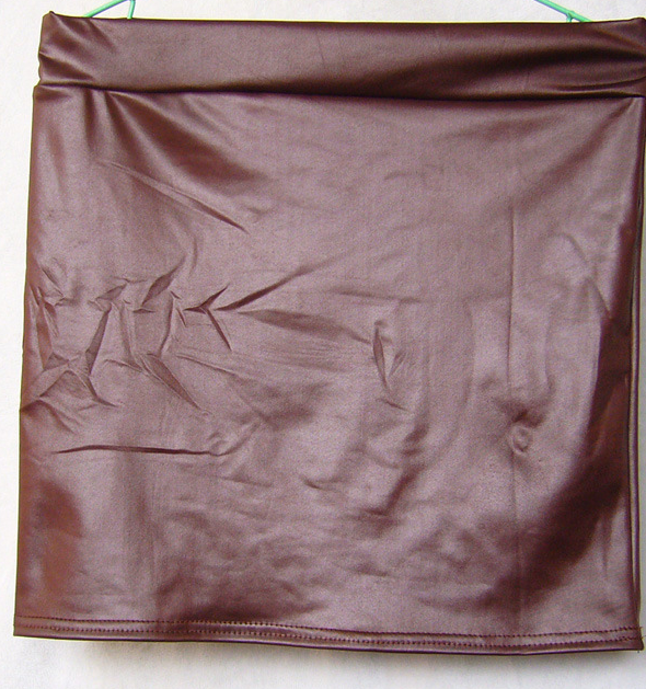 Women's Faux Leather Bodycon Mini Skirt Main image