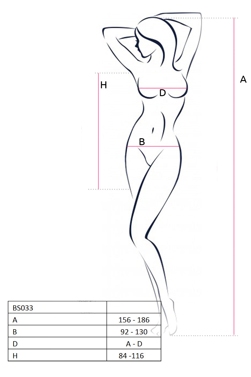 Passion Lingerie BS033 Super Sexy Translucent Mesh Dress One Size White Passion Lingerie