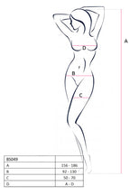 Passion Lingerie Womens Sexy Bodystocking BS049 One Size White Passion Lingerie