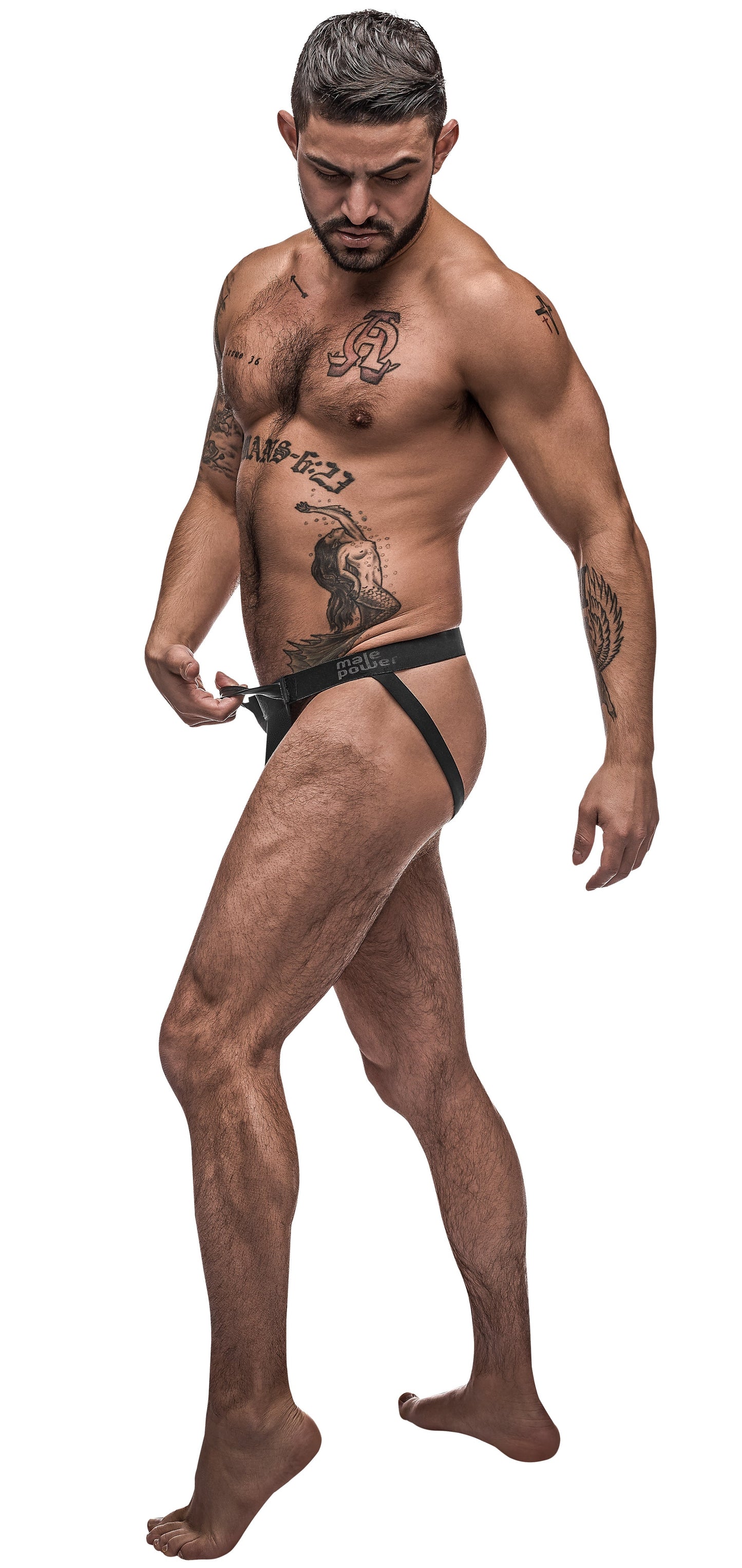 Male Power Grip and Rip Off Mens Jock Black Male Power