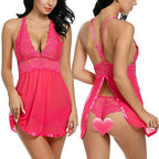Women's Open Slit Lingerie Set
