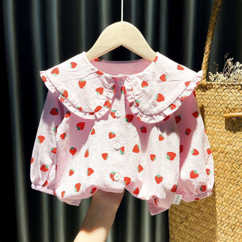 Baby Girls Long Sleeved Blouse Tops