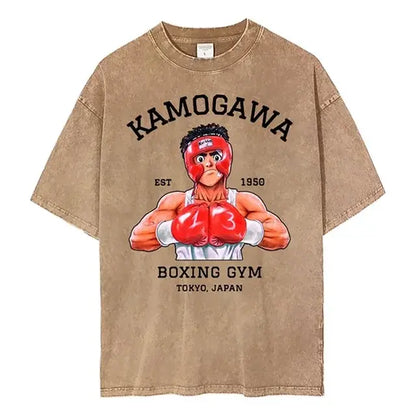 Vintage Harajuku Anime Washed Oversized Tshirt