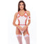 Rene Rofe Naughty Nurse Women Costume 3 Piece White / Red Rene Rofe