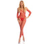 Pink Lipstick In My Head Sexy Womens Bodystocking OS Pink Lipstick