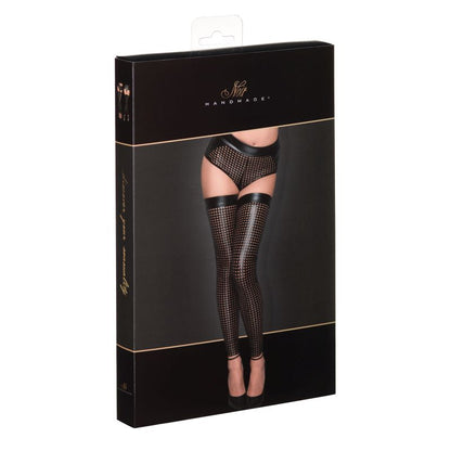 Noir Handmade Ladies Lasercut Stockings Noir Handmade