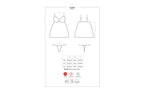 Obsessive Luvae Babydoll Lingerie Black L / XL Obsessive