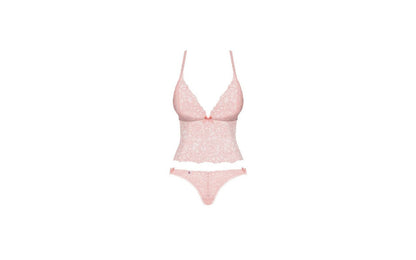 Obsessive Delicanta Womens Top & Panties Pink L / XL Obsessive