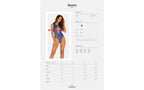 Obsessive Giselia Sexy Womens Teddy Blue M / L Obsessive