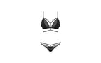 Obsessive Diyosa Panty and Bra Set 2 Piece Black L / XL Obsessive