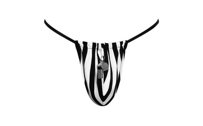 Male Power Referee Novelty G String Mens Underwear Black One Size Male Power