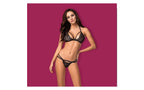 Obsessive Bra and Panty Set 2 Piece Black L / XL Obsessive