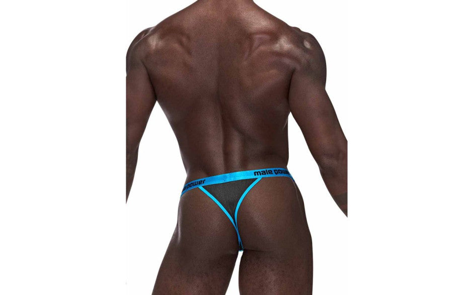 Male Power Casanova Uplift Micro Male Thong Black L/XL Male Power