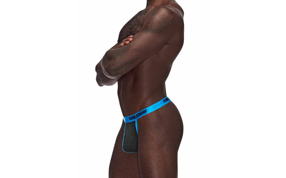 Male Power Casanova Uplift Micro Male Thong Black L/XL Male Power