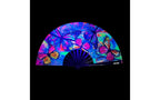 Neva Nude Flutter By Butterfly Blacklight Folding Fan Neva Nude
