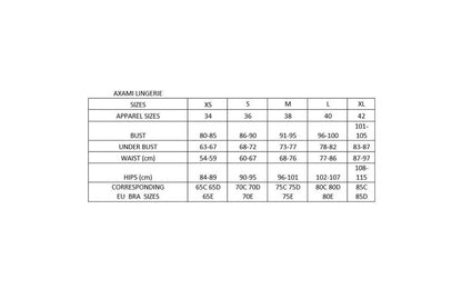 Axami Lingerie Lace Halter Neck Elegant Bodysuit Blue XL Axami Lingerie