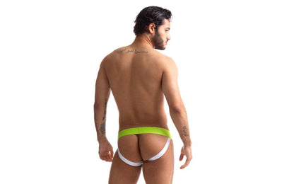 Sport Fucker Jersey Sexy Mens Jock Strap Green / White Large Sport Fucker