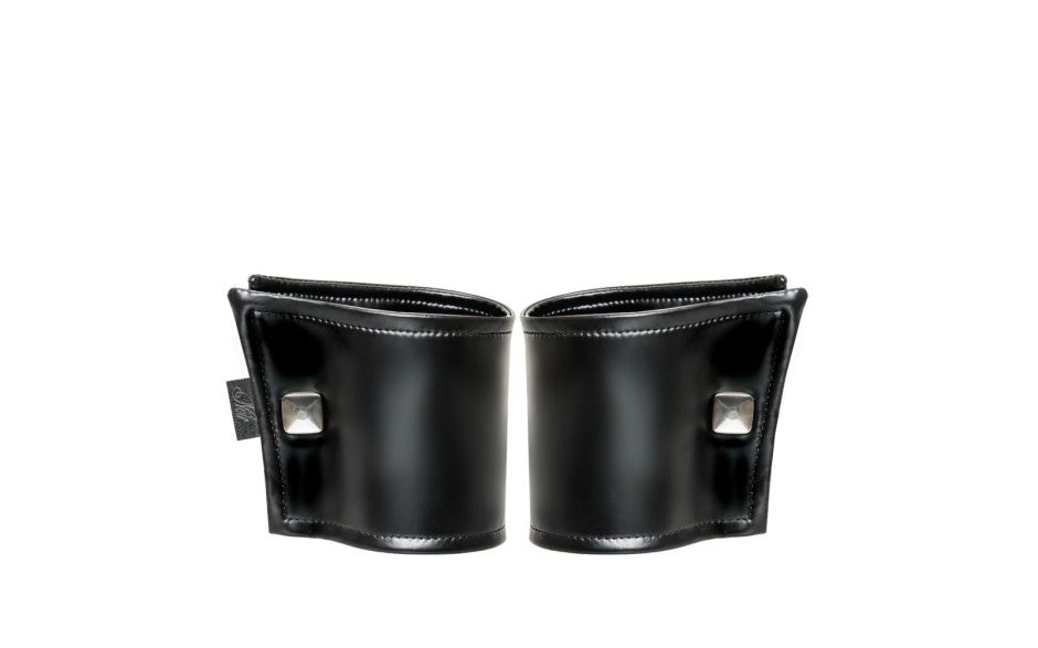Noir Handmade Mens Wrist Wallet Pair With Hidden Zipper Black Noir Handmade