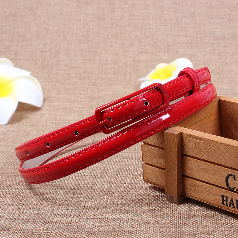 Slim Women's Belt with Fashionable Candy Colors