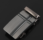 Men's Fashionable Automatic Buckle Leather Belt