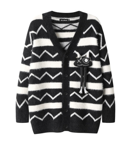 Unisex Loose Casual Sweater Coat for Everyday Wear