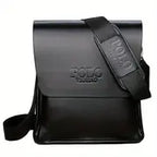 Men's Casual Vertical Leather Crossbody Shoulder Bag