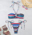 Women's Halter Split Bikini Swimsuit