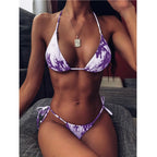 Women's Tie Dye Micro Bikini Set