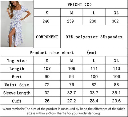 Women's Floral Split Dress