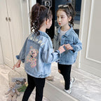 Children's Cartoon Denim Jacket